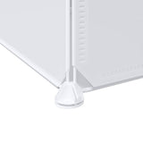 Storage Cube Organiser with 12 Cubes and Hanging Rods PP 4019583
