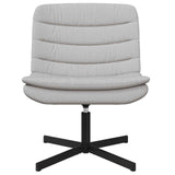 Swivel Chair Cloud Grey 63 x 75 x 76 cm Fabric 42007358