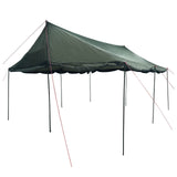 Family Tent Army green 600 x 400 x 268 cm Polyester and Steel 42028606