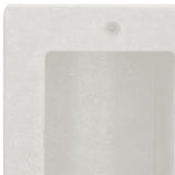 Shower Niche with 2 Compartments Matt White 41x51x10 cm 151396