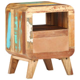 ZNTS Bedside Cabinet 30x30x41 cm Solid Reclaimed Wood 321615