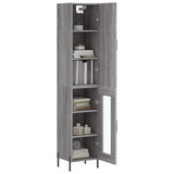 Highboard Grey Sonoma 34,5x34x180 cm Engineered Wood 3199055