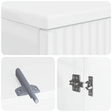 3 Piece Bathroom Cabinet Set ARNHEM High Gloss White 3417445