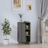 Sideboard Grey 34x40x75 cm Solid Wood Pine 820114