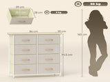 Wood Storage Chest of Drawers 87022517