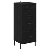 Highboard Black Oak 34.5 x 34 x 180 cm Engineered Wood 3416210