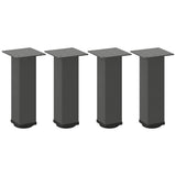 ZNTS Coffee Table Legs 4 pcs Anthracite 42-44 cm Steel 4012466