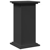 Display Stand with Storage Black 31x30x60 cm Engineered Wood 854617