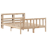 Bed Frame without Mattress 160x200 cm Solid Wood Pine 3305765