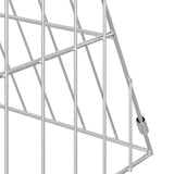 Rabbit Cage Silver 430 x 55 x 55 cm Galvanised Steel 42019226