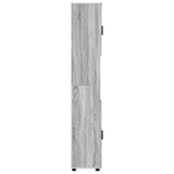 Bathroom Cabinet with Storage Grey Sonoma 30 x 35 x 192 cm 883340