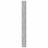 Shoe Cabinet with Mirror 5-Layer Grey Sonoma 63x17x169.5 cm 3228284