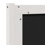Upholstered Headboard White 80 cm Solid Pine Wood 879093