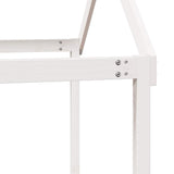 Bunk Bed without Mattress White 90x200 cm Solid Wood Pine 3282120