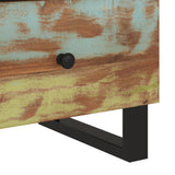 Bedside Cabinet Solid Wood Reclaimed&Engineered Wood 350652