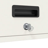 Wall Cabinet for Garage with Gas-lift Door White 883281