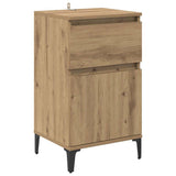 Bedside Cabinet with Drawer 2 pcs Artisan Oak 40 x 35 x 70 cm 881254