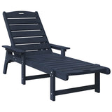 Sun Lounger 2 pcs Navy 195.5 x 53 x 98.5 cm Polyethylene 3335851