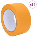 Painter Masking Tapes 24 pcs Yellow 50mm x 50m Paper 42019649