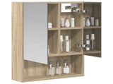 Bathroom Mirror Cabinet with Shelf Sonoma Oak 50 x 14.5 x 70 cm 889201