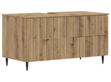 4 Piece Bathroom Cabinet Set ZWOLLE Artisan Oak Engineered Wood 3417926