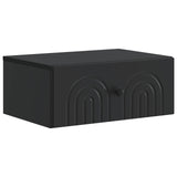 Wall-Mounted Bedside Cabinet 2 pcs Black 49 x 34.5 x 20 cm 898108