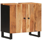 Sink Cabinet 62x33x58 cm Solid Wood Acacia and Engineered Wood 351987