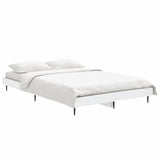 Bed Frame without Mattress White 120x190 cm Small Double Engineered Wood 832293