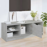 TV Cabinet Concrete Grey 102x35.5x36.5 cm Engineered Wood 811371