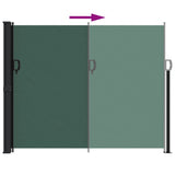 ZNTS Retractable Side Awning Dark Green 160x300 cm 4004320