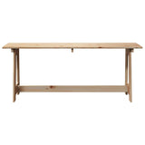Outdoor Bench Brown 119 x 35 x 47cm Solid pine wood 4012191