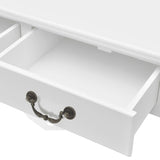 Coffee Table with 4 Drawers White 242436