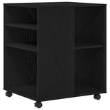 Storage Cabinet Black Oak 60 x 53 x 72.5 cm Engineered Wood 862672