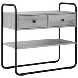 Console Table Grey Sonoma 100 x 40 x 75 cm Engineered Wood 8007554