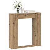 Fireplace Surround Artisan Oak 100 x 20 x 100 cm 8006623