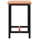Workbench 115x55x81.5 cm Solid Wood Beech and Metal 3188904