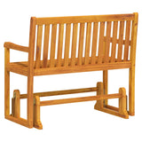 Swing Bench Brown Solid acacia wood 110 cm Swing Bench 316608
