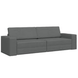 Sofa Bed Dark Grey 245 x 78 x 77 cm Fabric 4106716