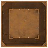 Fire Pit Brown 60 x 60 x 30 cm Weathering Steel 858919