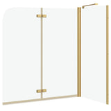 Shower Enclosure Gold 120 x 68 x 130 cm ESG Glass and Aluminium 42018538