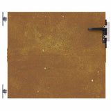Garden Gate 85x75 cm Corten Steel 153256