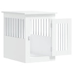 ZNTS Dog Crate Furniture White 45x62x59 cm Engineered Wood 838309