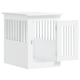 ZNTS Dog Crate Furniture White 45x62x59 cm Engineered Wood 838309
