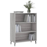 Shelf Cabinet Grey Sonoma 69.5x32.5x90 cm Engineered Wood 828386