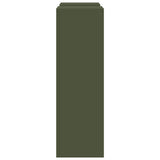 Plant Stand 2 pcs Olive green 24 x 24 x 75 cm Steel 865823