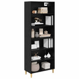Highboard Black Oak 69.5 x 32.5 x 180 cm Engineered Wood 3416080