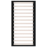 Bed Frame without Mattress Black 75x190 cm Small Single Solid Wood 820700