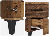 Sideboard Old Wood 69.5 x 34 x 90 cm Engineered Wood 880661