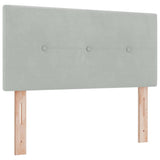 Headboard with Headboard Light Grey 100 cm Faux Leather 42007144
