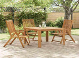 Folding Chairs 3 pcs Solid Acacia Wood 310293
